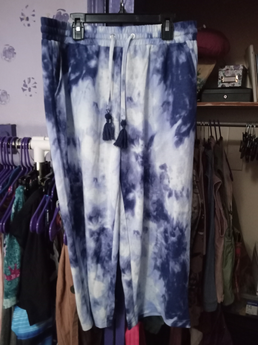 Kim Gravel Beach Tye Dye Crop Pants